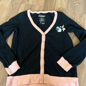 Totoro Studio Ghibli long sleeve cardigan sz Medium